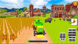Real Farming Tractor Farm Simulator: Tractor Games  simulator - Android Gameplay