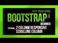 Bootstrap 2-column scrollable sidebar media template
