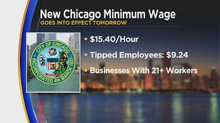 Chicago's minimum wage to rise above $15 an hour for the first time