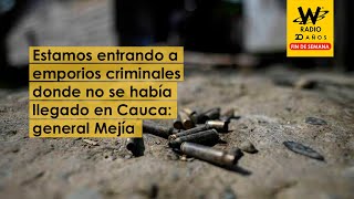 Estamos entrando a emporios criminales donde no se había llegado en Cauca: general Mejía