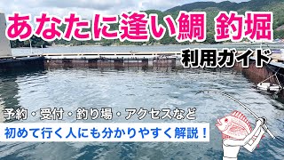 【海上釣堀】 あなたに逢い鯛 釣り堀 の解説