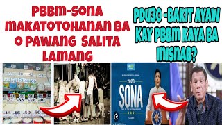 PBBM - SONA MAKATOTOHANAN BA O PAWANG SALITA LANG?KAGAYA NG 20pesos kilo Ng BIGAS?