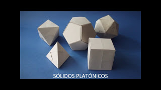 Como hacer SÓLIDOS PLATÓNICOS (Regulares) en origami paso a paso