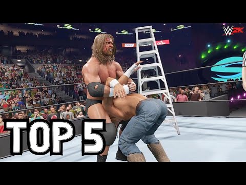 WWE 2K: Top 5 Triple H Best Matches! - YouTube