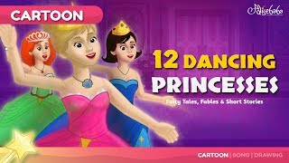 12 Dancing Princesses Fairy Tales and Bedtime Stories for Kids in English