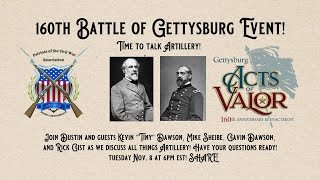 Time to talk Artillery! The PCWA 160th Battle of Gettysburg Re-enactment!