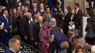 Political leaders arrive on Capitol Hill for Donald Trump's second presidential inauguration