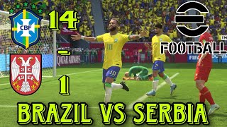 PES23 | BRAZIL VS SERBIA FIFA WORLD CUP QATAR 2022