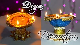 Diwali Special | How to decorate traditional Diya At home | Diwali Decoration