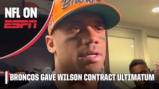 Russell Wilson on contract drama: 'I was definitely disappointed about it' | NFL on ESPN