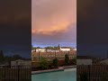 rain and colorful sky rainbow pool homeforsale rain