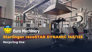 Boost Your Plastic Recycling with the Starlinger recoSTAR DYNAMIC 145/125 | Up to 1200 kg/h Output!