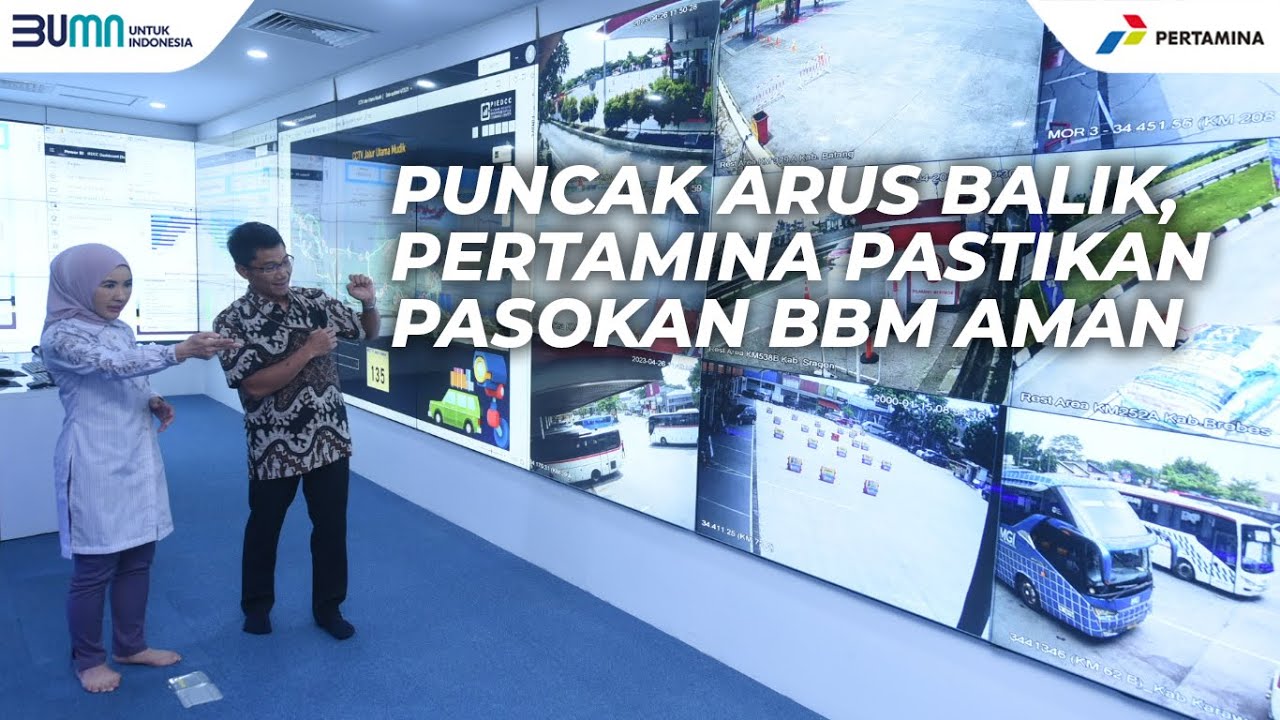 Puncak Arus Balik Lebaran, Pertamina Pastikan Pasokan BBM Aman - YouTube