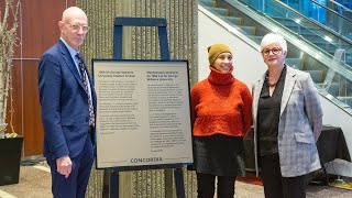 Concordia commemorates the site of Canada’s largest student protest against anti-Black racism