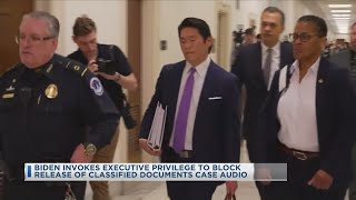 Biden Invokes Executive Privilege To Block Release Of Classroom Of Classified Documents Case Audio