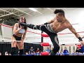 Kris Statlander vs. Christian Casanova - Limitless Wrestling (Intergender, Mixed, AEW Dynamite)
