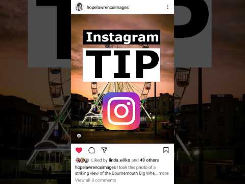 Take control | Instagram feed tip