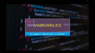 Arithmetic Operations in Python