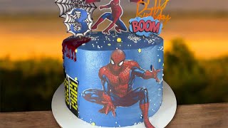 Spiderman cake - تورتة سبايدر مان