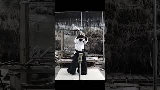 (Katana cutting) iaido style battojutsu cutting straw #battojutsu