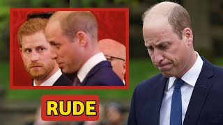 RUDE!🚨 Prince Harry refused  to reconcile with Prince William amid Charles' illness