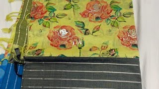 Exclusive Mangalagiri Pattu Foil Print Sarees