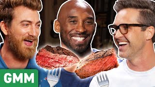 Can Kobe Bryant Guess Kobe Beef vs. Cheap Beef? (GAME)