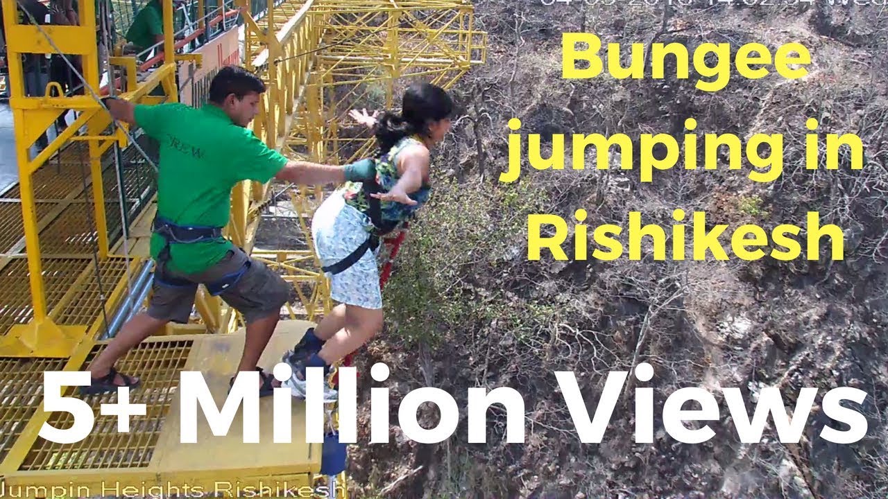 Bungee Jumping In Rishikesh - YouTube