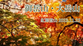 御岳山・大岳山 登山vlog（2023/11/23）