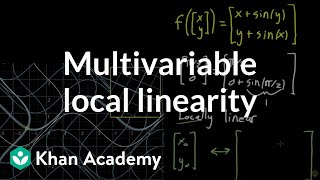 Local linearity for a multivariable function