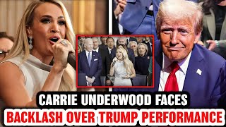 Carrie  BREAKS DOWN 😢 After Revealing She Was Paid NOTHING 💸 For Trump Inauguration Performance 🎤🚨