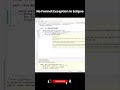 No Format Exception in Eclipse | Java Tutorial for Beginners