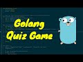 ASMR - Programming Golang Quiz Game | No Talking