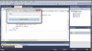Visual Basic Tutorial 99 More On Multiple Forms YouTube
