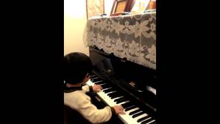 成成滿4歲 (琴齢10個月) 4year-old boy performing Mozart