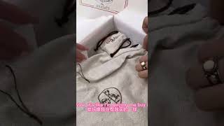 志玲的开箱：爱马仕 birkin25 黑 内缝 顶级 开箱 hermes birkin 25 black inseam top unboxing