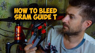 How to bleed Sram Guide t brakes