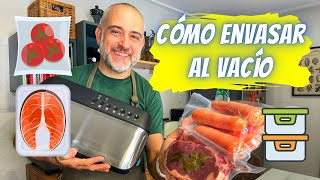 🥦Cómo envasar al vacío con la ENVASADORA SealVac Steel Cecotec | BENEFICIOS - COMO SE USA - UNBOXING