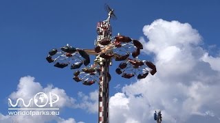 Freizeitland Geiselwind - Ikarus Condor OnRide \u0026 Off Ride - Huss Turm