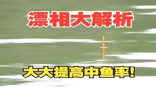 学会这样解读漂相，10次提竿也能钓到9尾鱼！