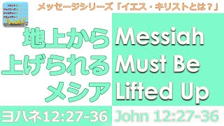 2025-02-02ToJaCC礼拝メッセージ「地上から上げられるメシア」ヨハネ12:27-36（玉井芳恵）