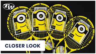 Take a Closer look at the Wilson Minion Junior Tennis Racquets!
