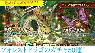 【ドラクエタクト】フォレストドラゴのガチャ50連！本当にたまにはピックアップSほしい…