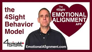 4Sight Emotional Alignment mental wellness app. The 4Sight Behavior Model in practice.