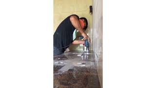 How to dril holes in Granites for faucets and lavatories