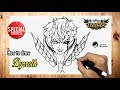 How to draw Dyrroth Mobile Legends