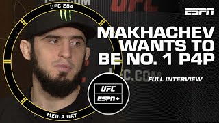 Islam Makhachev on his pursuit of No. 1 P4P \u0026 fighting without Khabib at UFC 284 | ESPN MMA