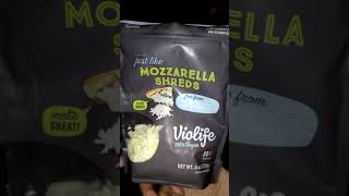 BEST VEGAN GF PIZZA= Violife Vegan Mozzarella Shreds