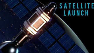 How do you launch a satellite?