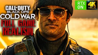 Call of Duty Black Ops Cold War｜ Game Playthrough｜Realism Difficulty｜4K RTX